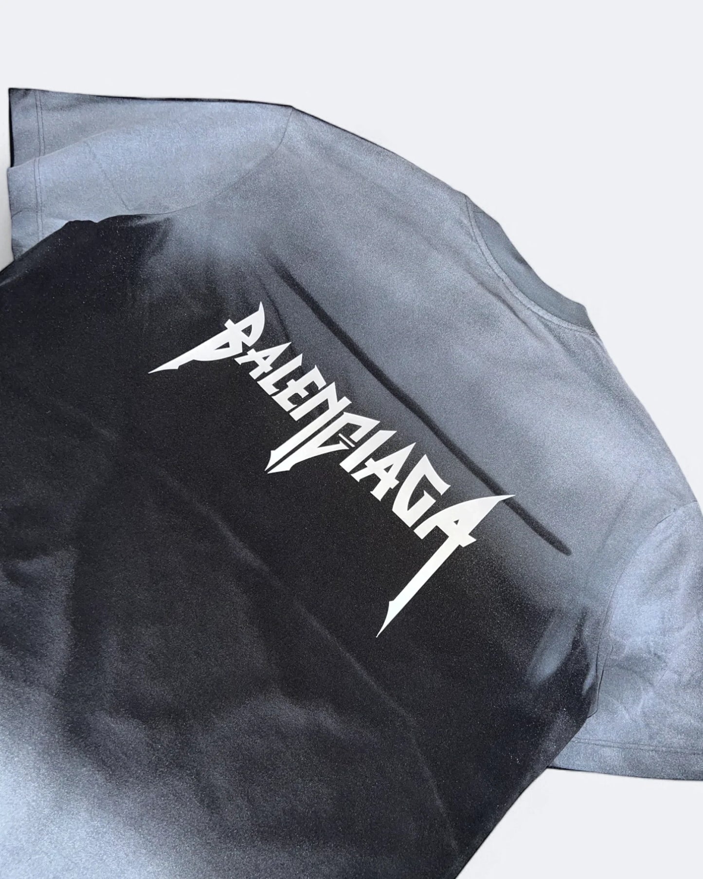 Balenciaga - Metal Logo Oversized T-Shirt - Dark Gray