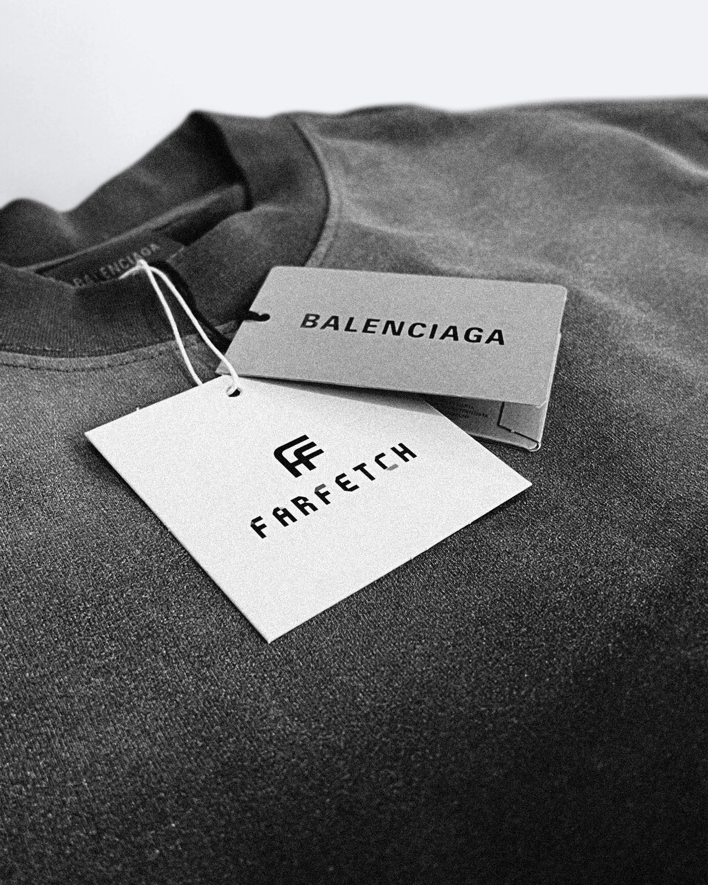 Balenciaga - Metal Logo Oversized T-Shirt - Dark Gray
