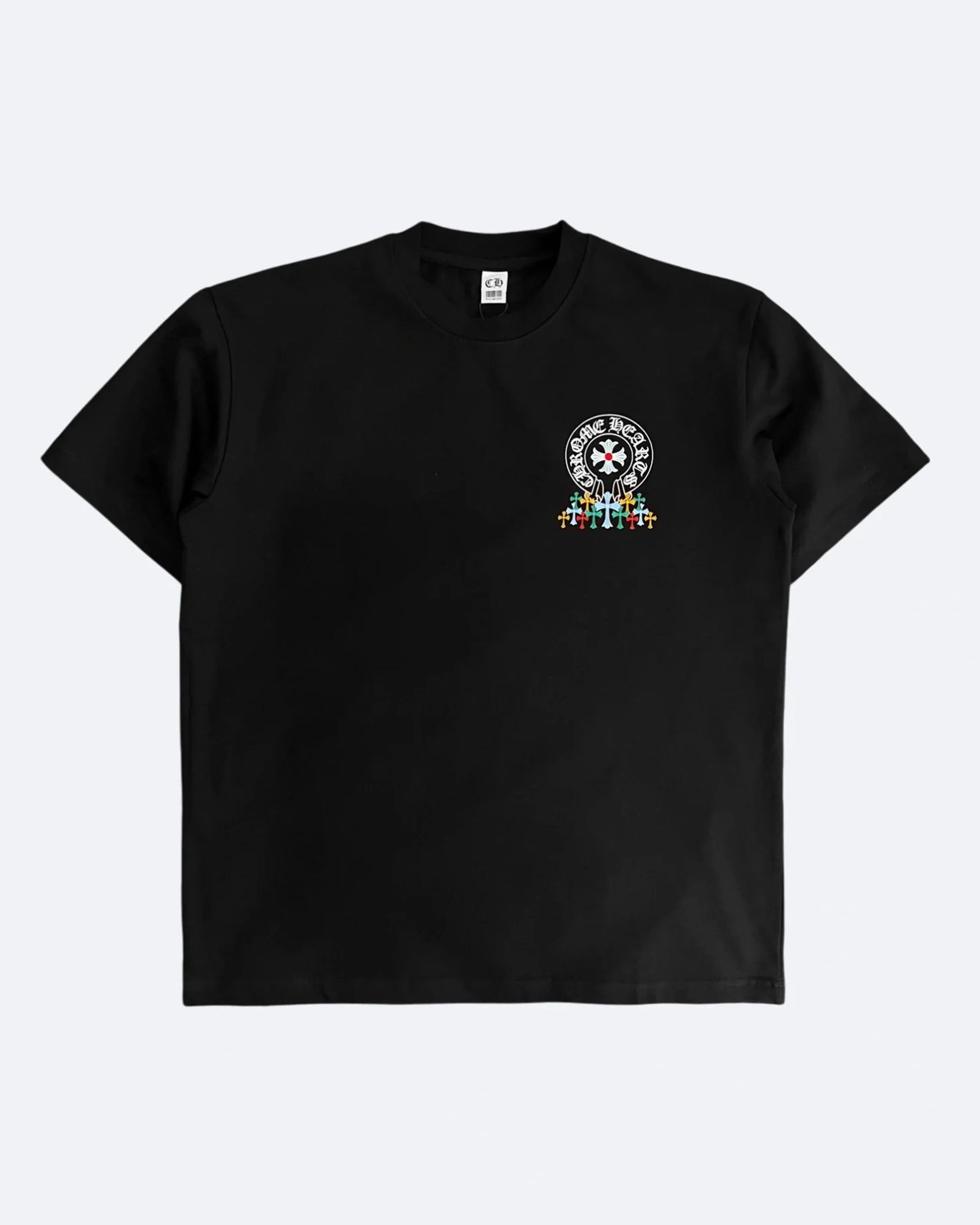 Chrome Hearts - Multi-Color Crosses Oversized T-Shirt - Black