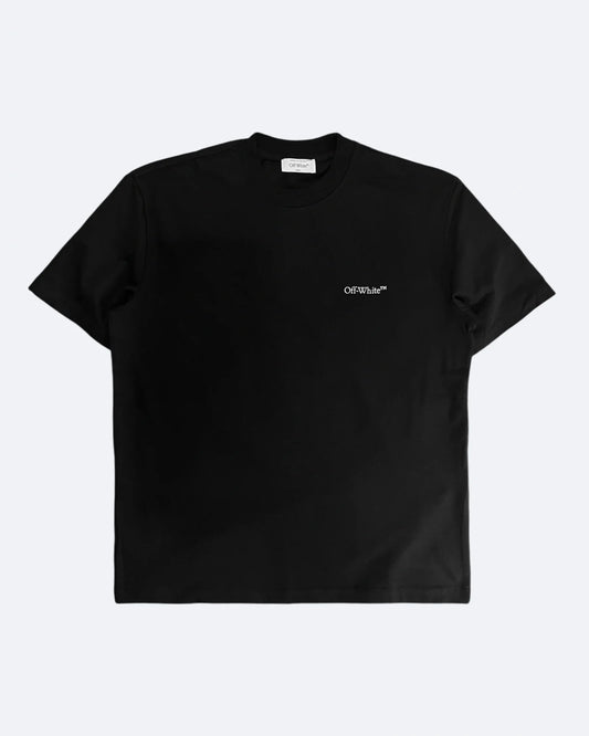 Off-White - 3D Halftone Logo Oversized T-Shirt - Black