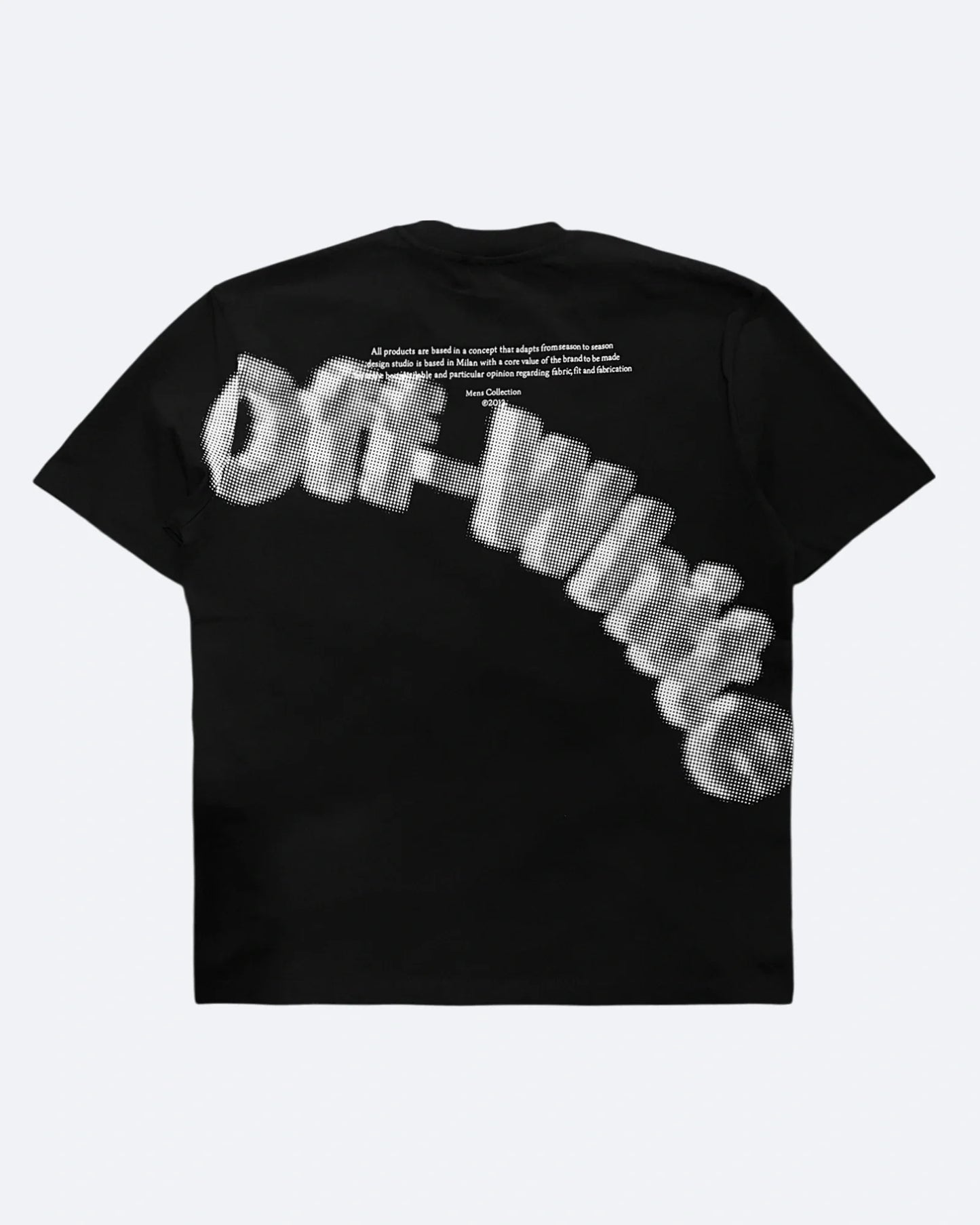 Off-White - 3D Halftone Logo Oversized T-Shirt - Black