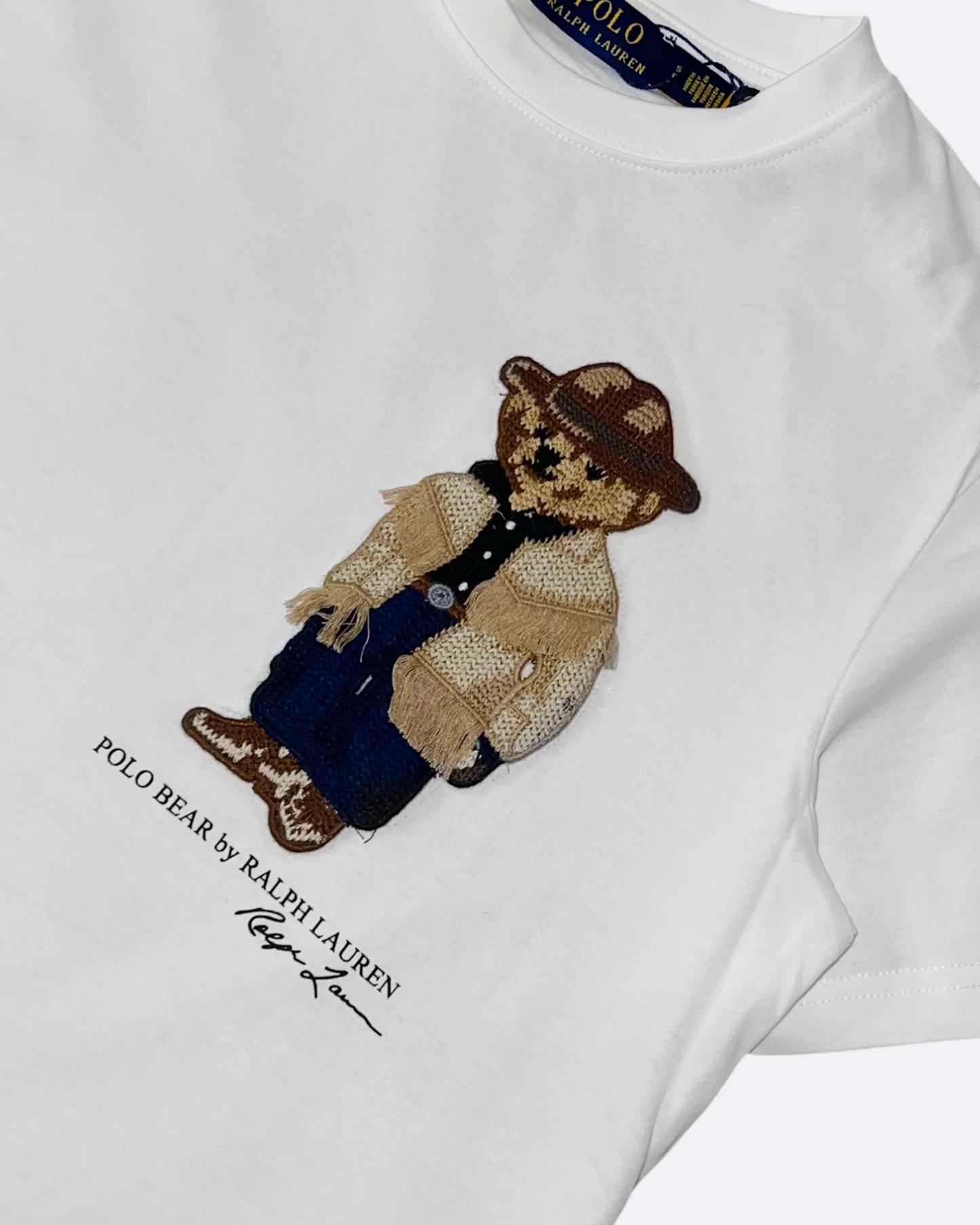 Ralph Lauren - Cowboy Polo Bear T-Shirt - White