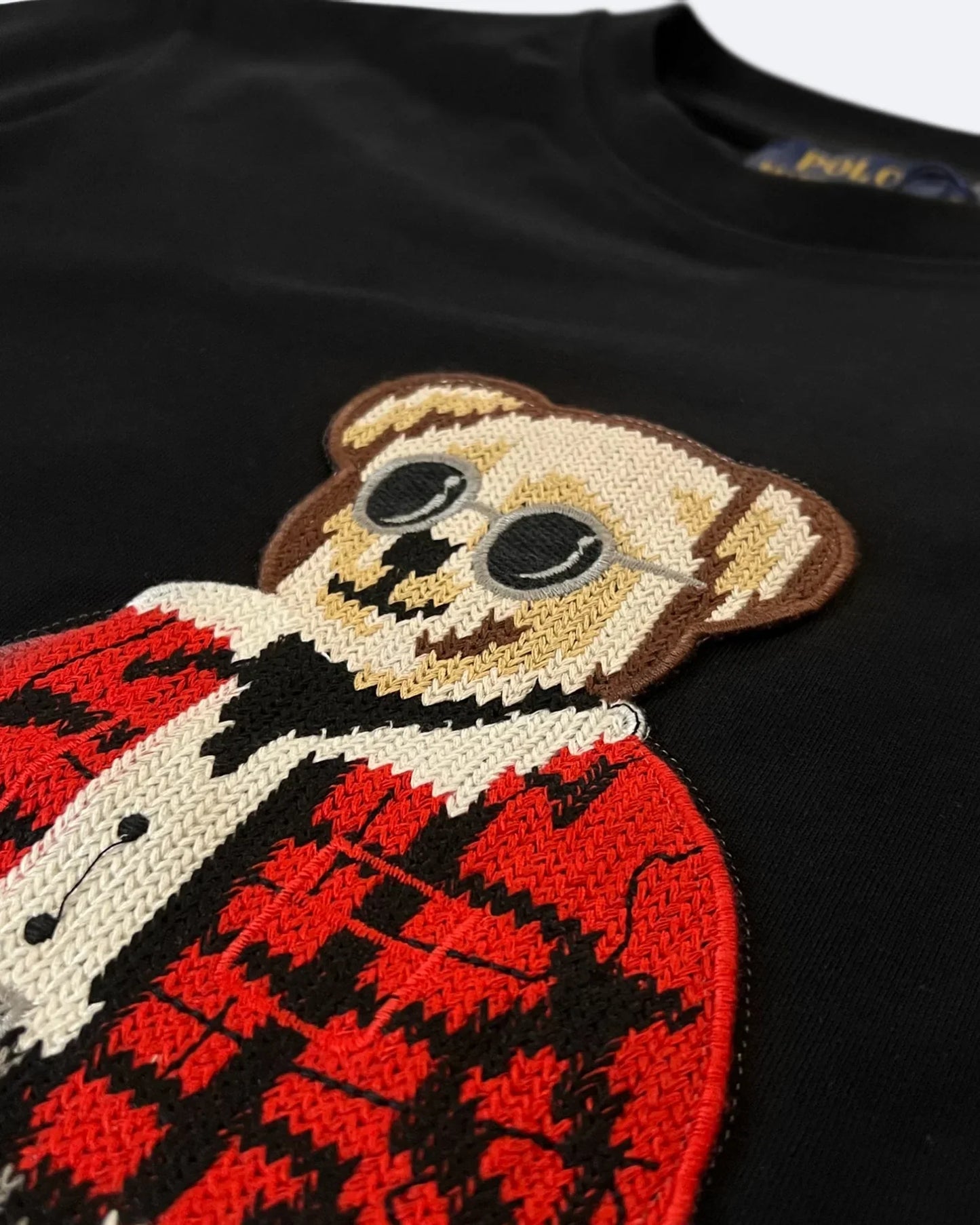 Ralph Lauren - Red Jacket Polo Bear T-Shirt - Black