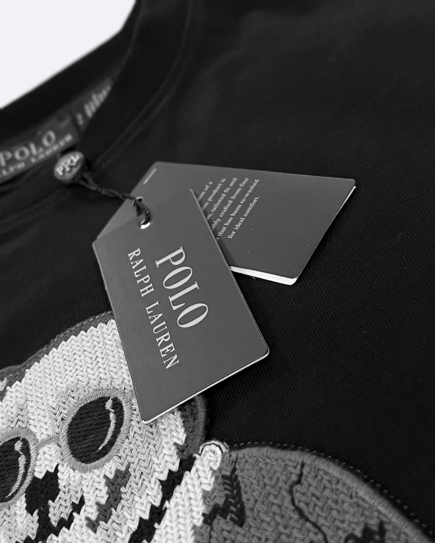 Ralph Lauren - Red Jacket Polo Bear T-Shirt - Black