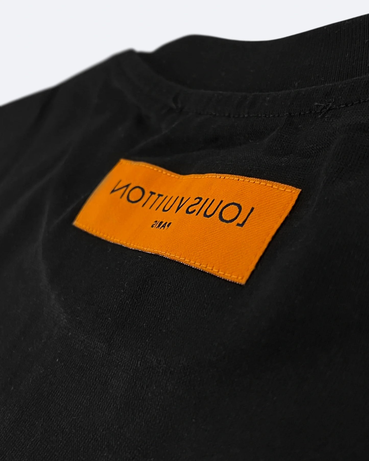 Louis Vuitton - LV Logo Seamed T-Shirt - Black