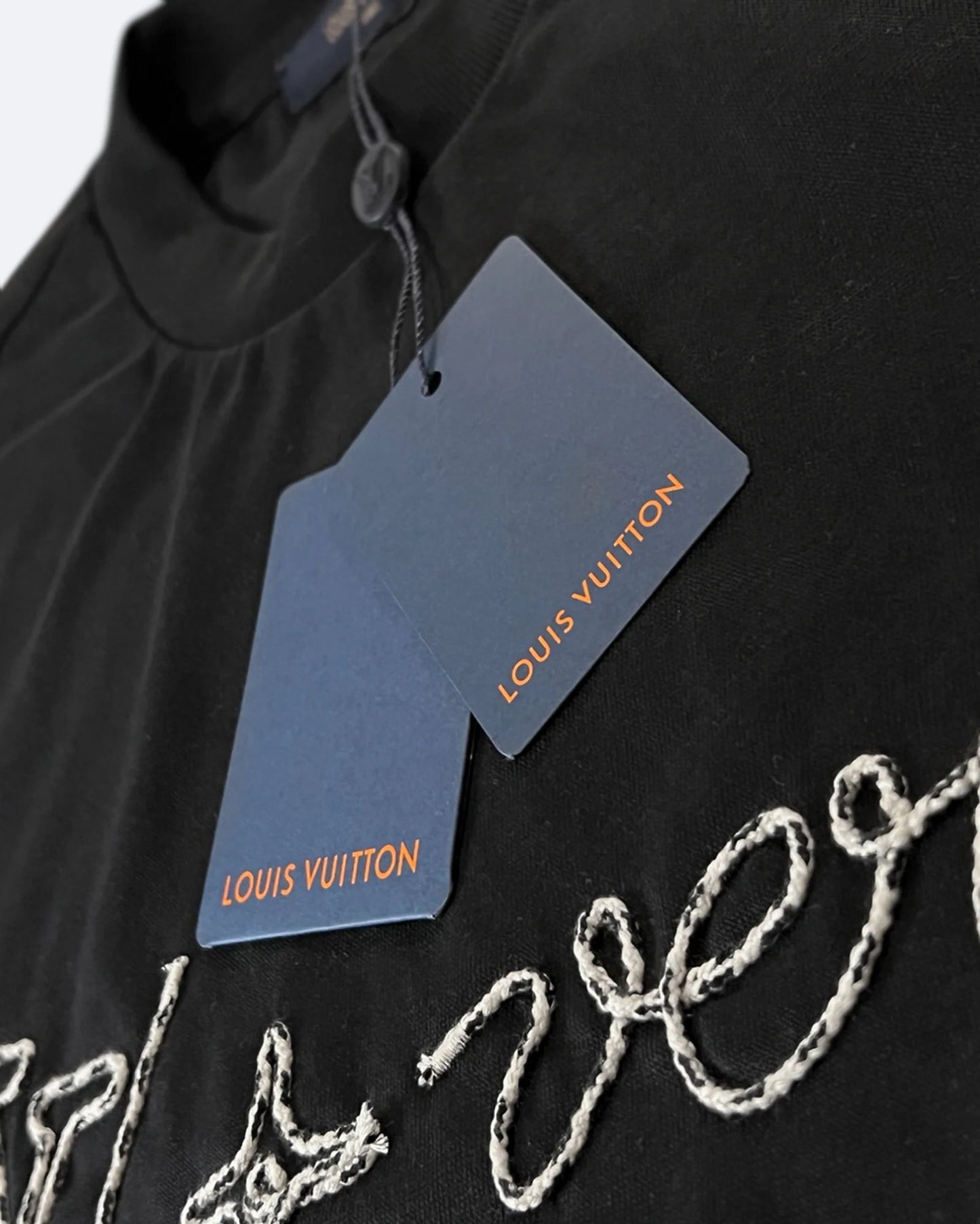 Louis Vuitton - Lovers Embroidery T-Shirt - Black
