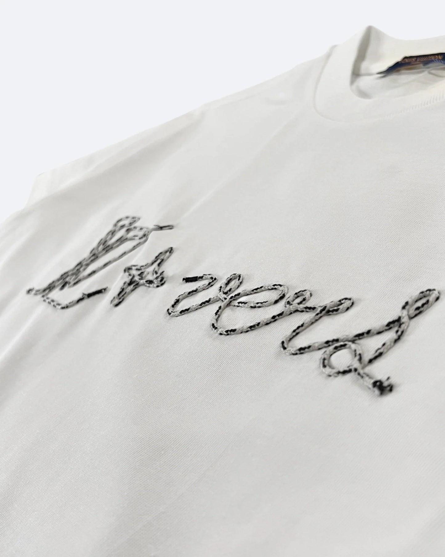 Louis Vuitton - Lovers Embroidery T-Shirt - White