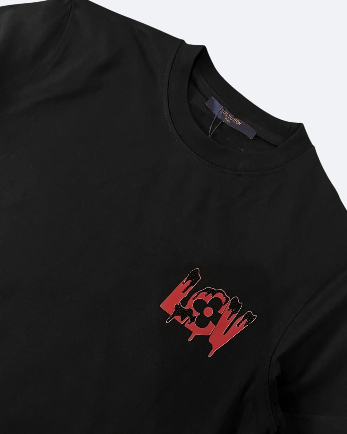 Louis Vuitton - Drip Logo T-Shirt - Black