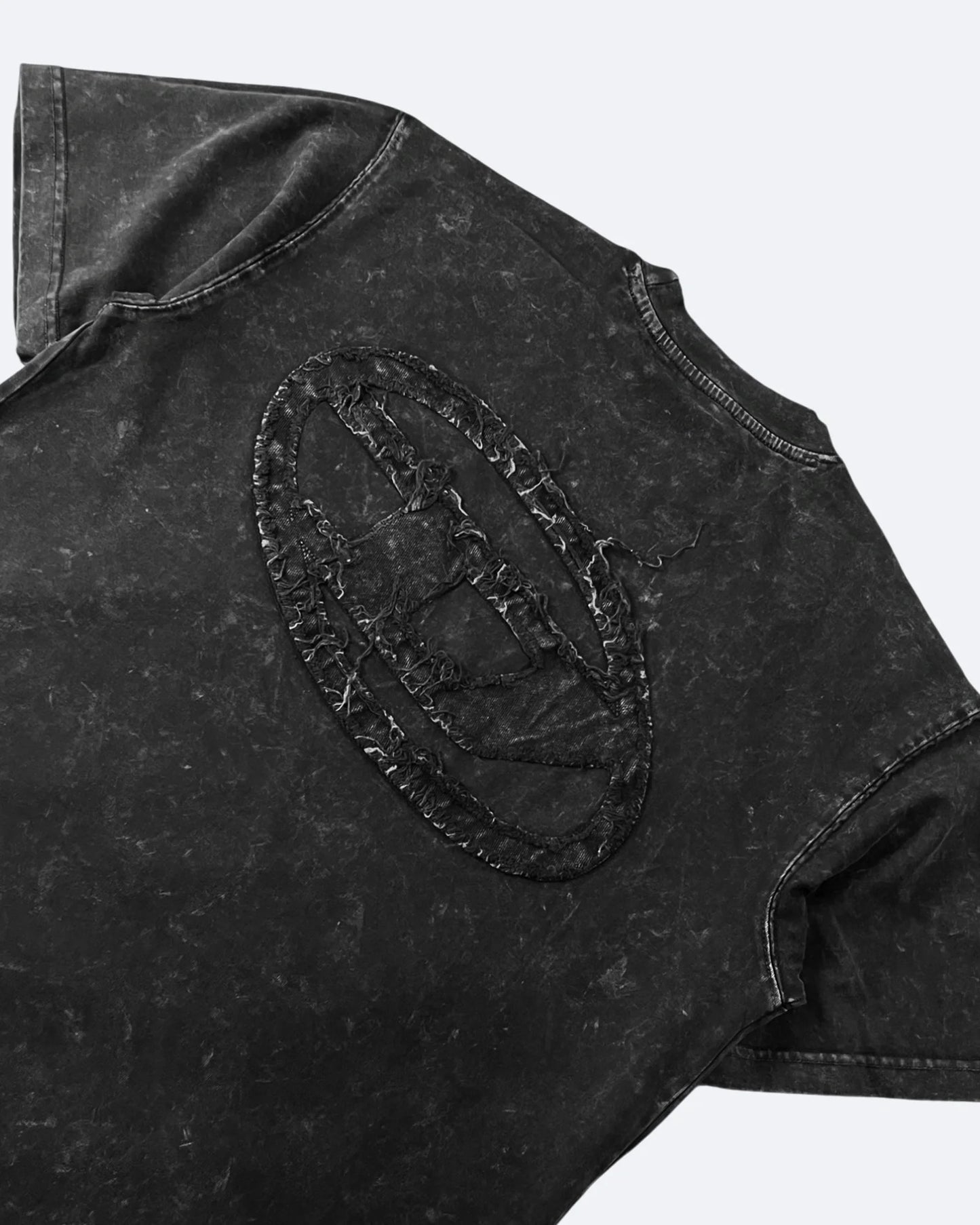 Diesel - Denim Logo T-Shirt - Black