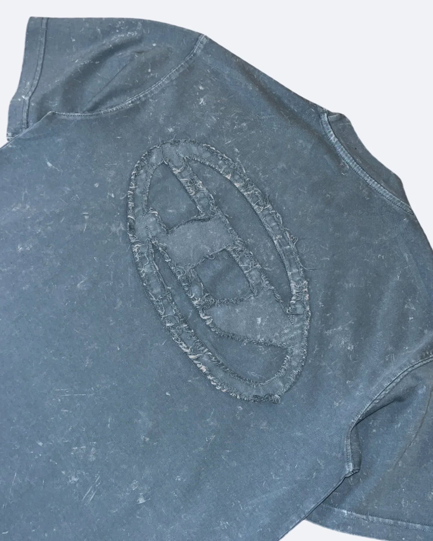 Diesel - Denim Logo T-Shirt - Blue