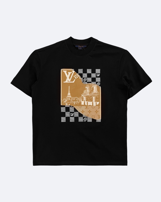 Louis Vuitton - Paris Page T-Shirt - Black