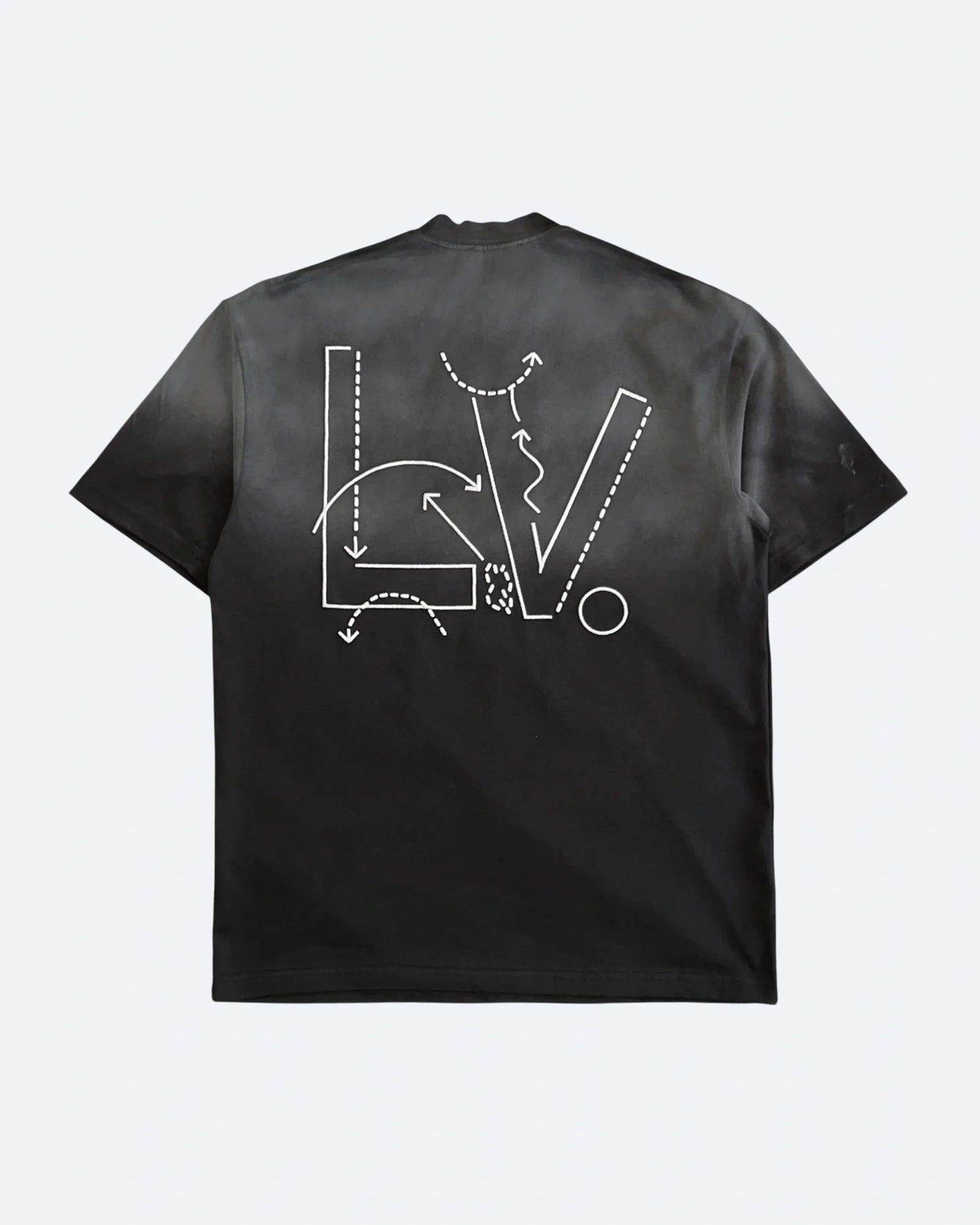 Louis Vuitton - Blueprint Logo T-Shirt - Black