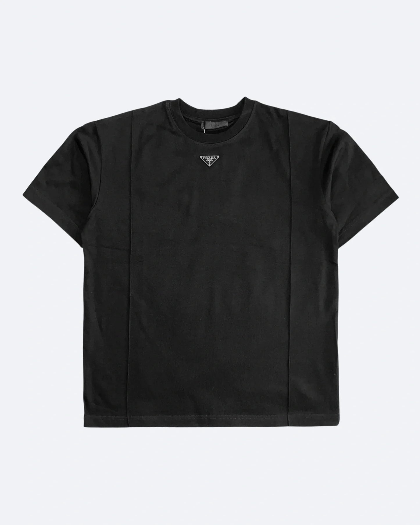 Prada - Logo Seamed T-Shirt - Black
