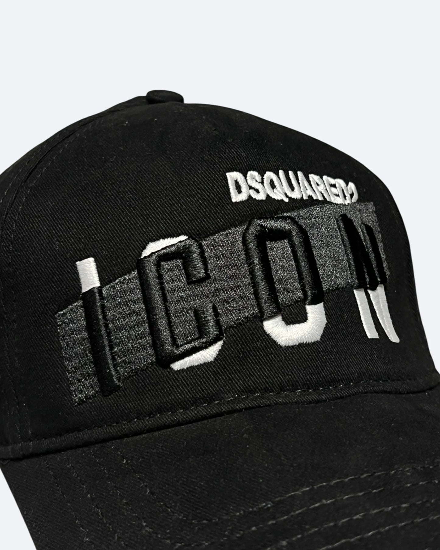 Dsquared2 - ICON Taped Embroidery Cap - Black