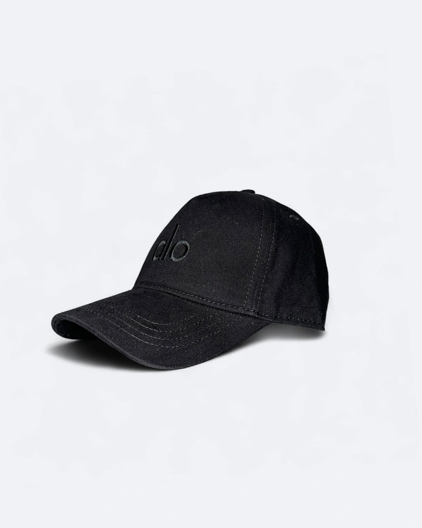 Alo - Black Logo Emroidery Cap - Black