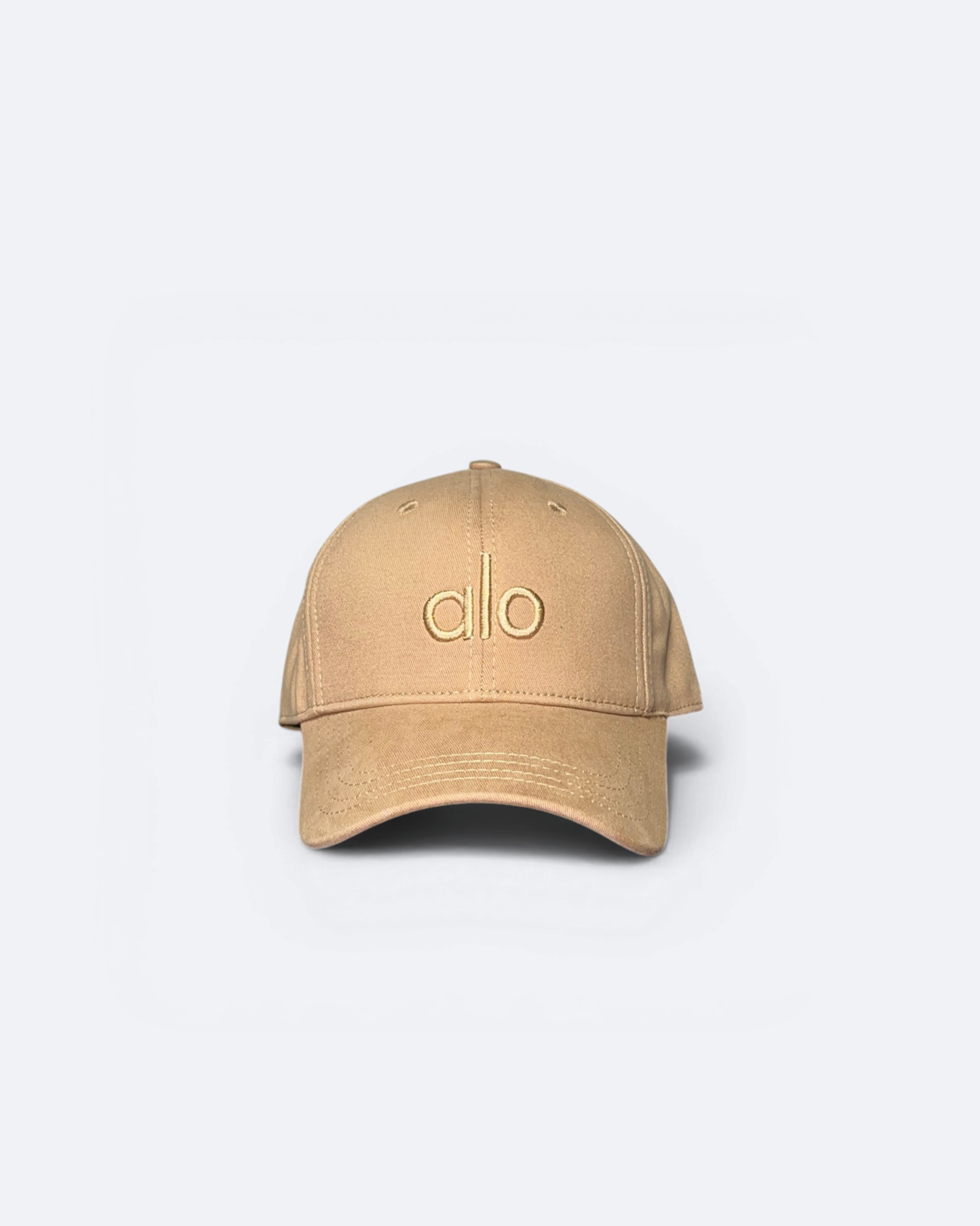 Alo - Beige Logo Embroidery Cap - Beige