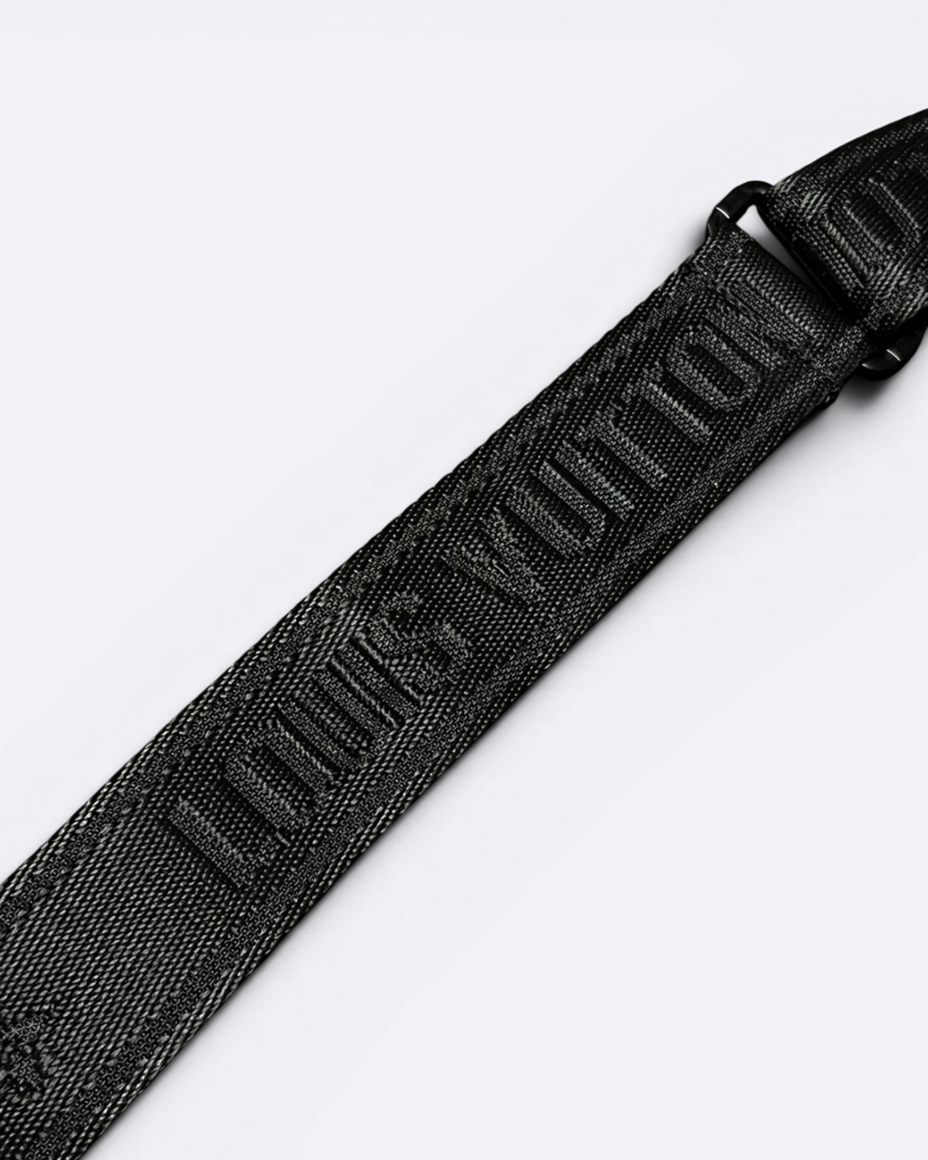 LVTN - Damier Embossed Mini Messenger Bag - Black