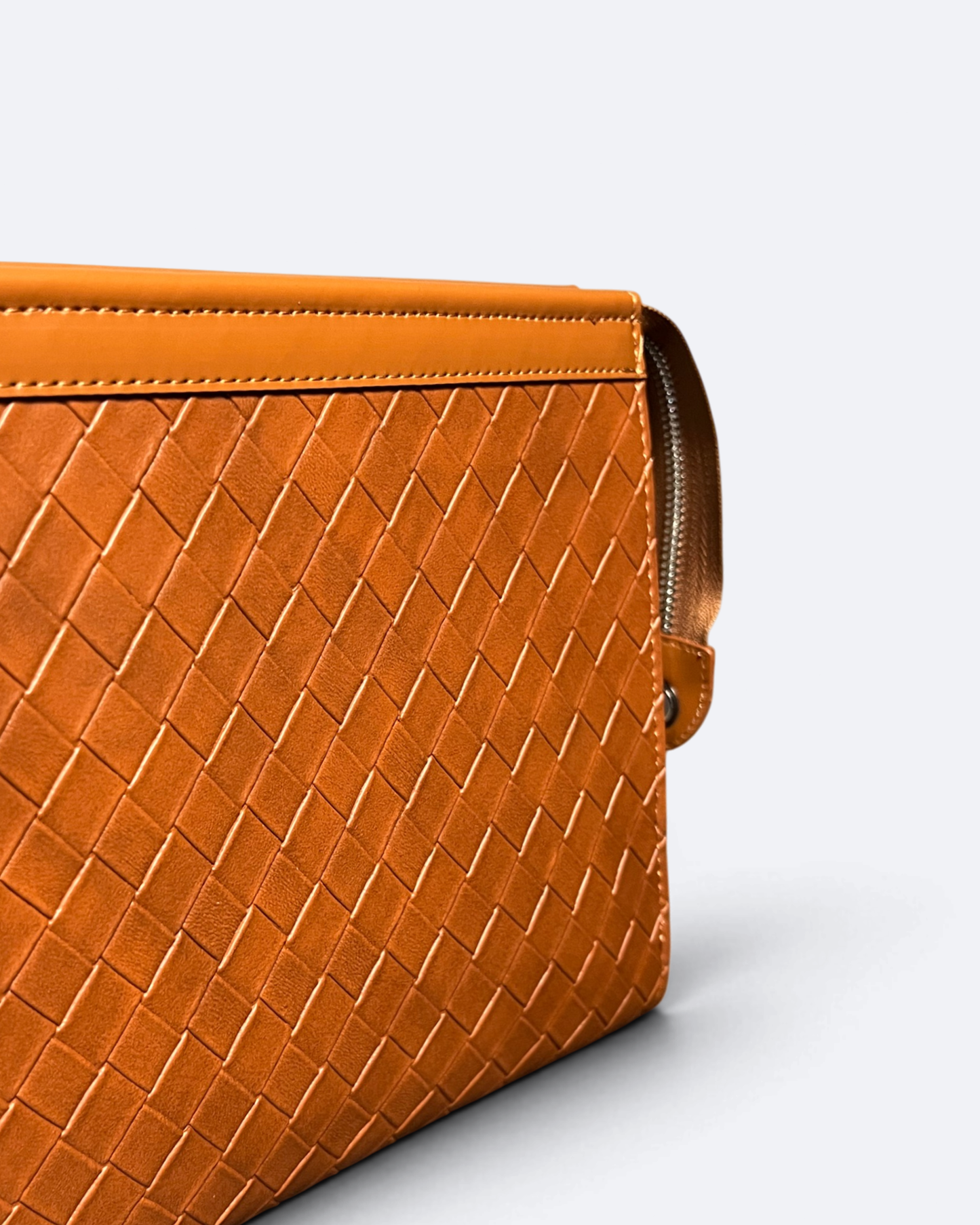 Bottega Veneta - Weave Clutch - Brown