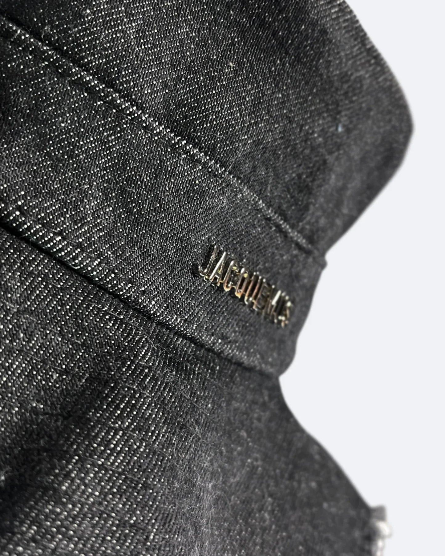 Jacquemus - The Artichaut Bucket Hat - Dark Gray Denim