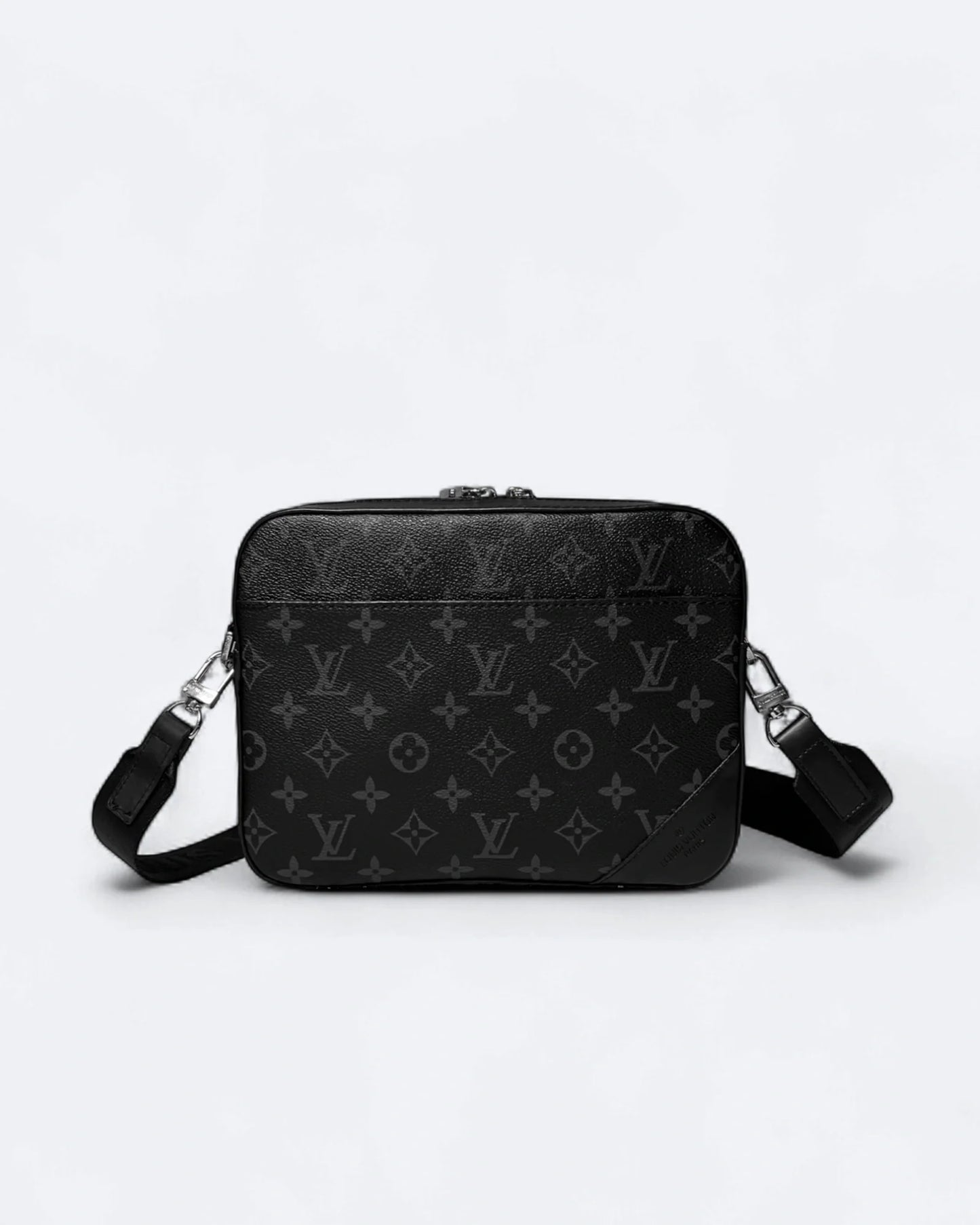 LVTN - Pattern Duo Messenger Bag - Black