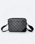 LVTN - Pattern Duo Messenger Bag - Gray