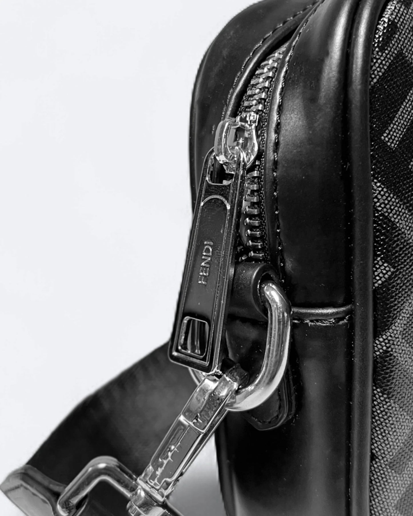 Fendi - Graffiti Messenger Bag - Black