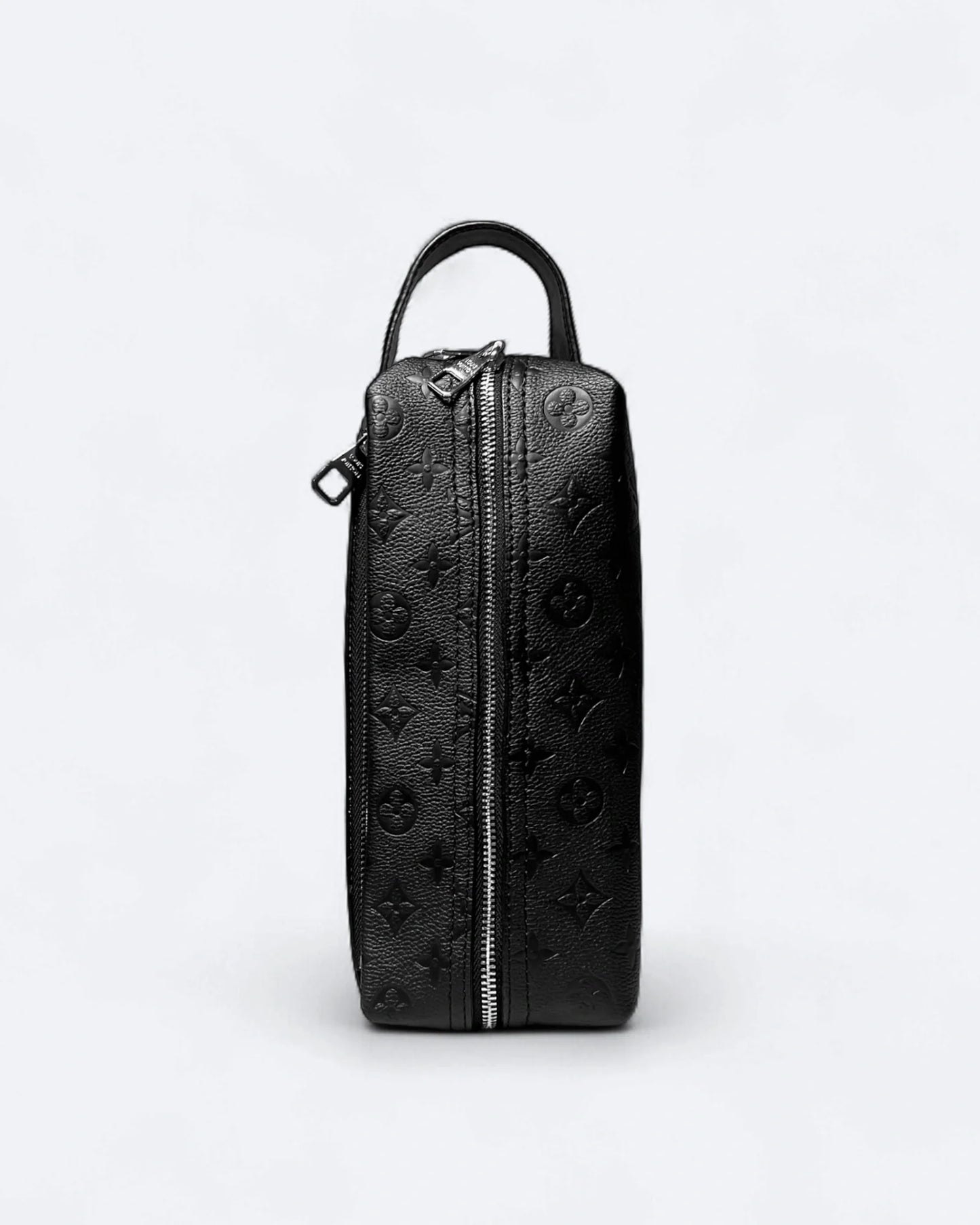 LVTN - Pattern Embossed Toiletry Bag - Black