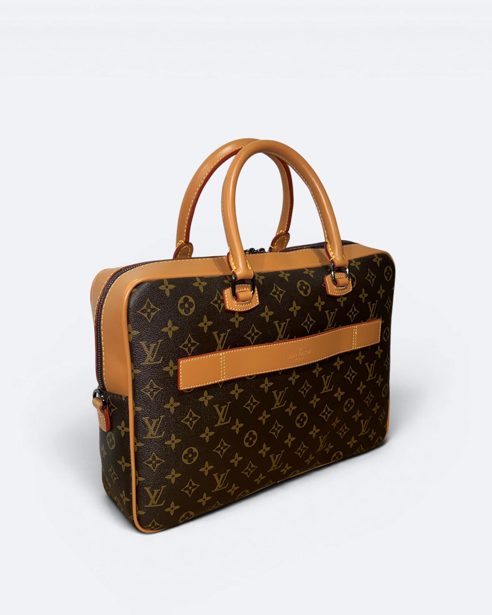 LVTN - Pattern Business Bag - Brown/Caramel