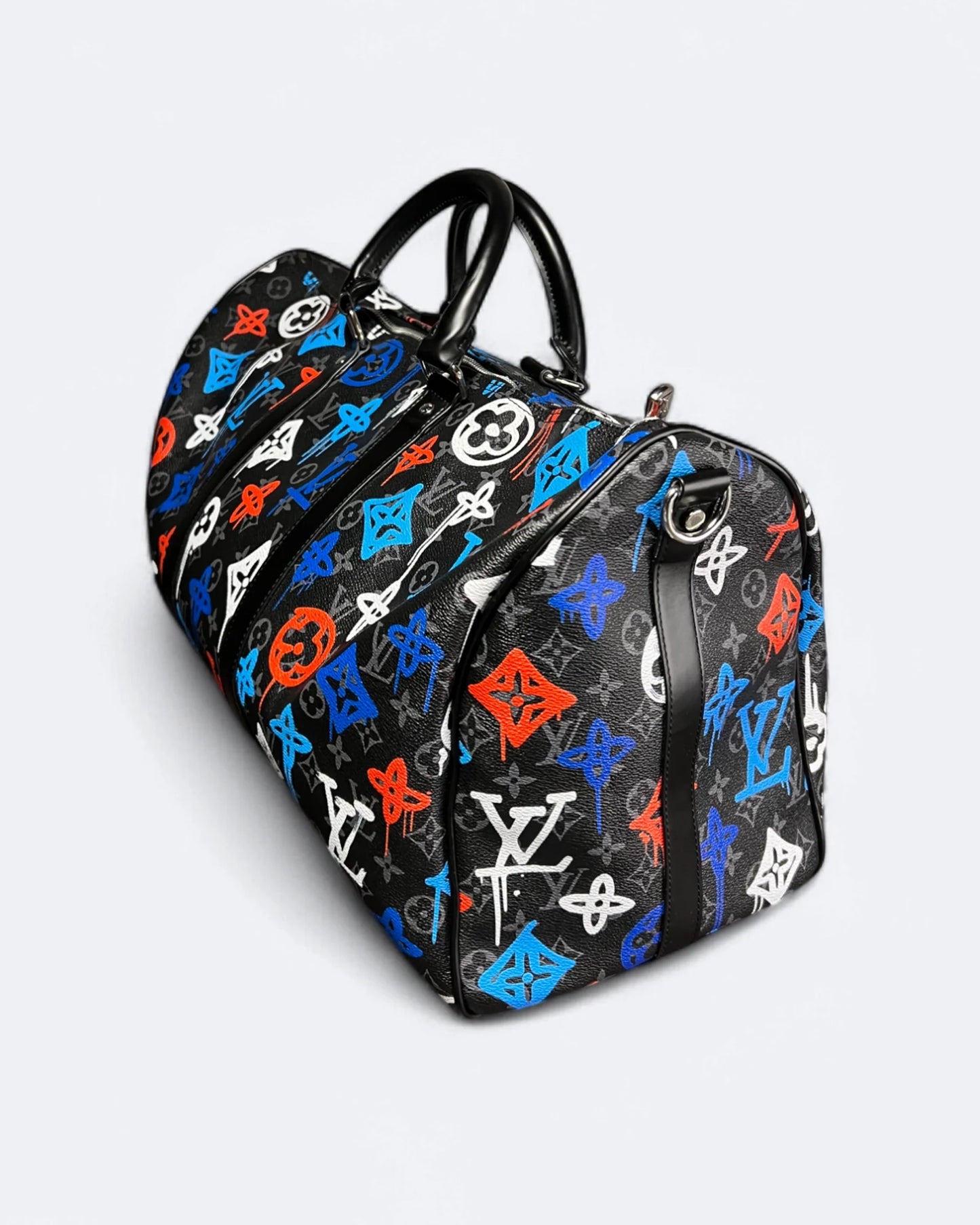 Louis Vuitton - LV Graffiti Duffle Bag - Black