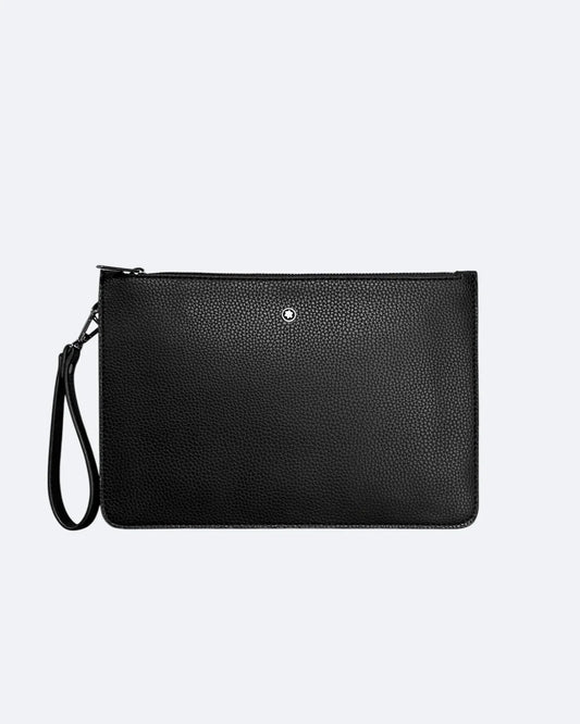 Montblanc - Logo Leather Clutch - Black