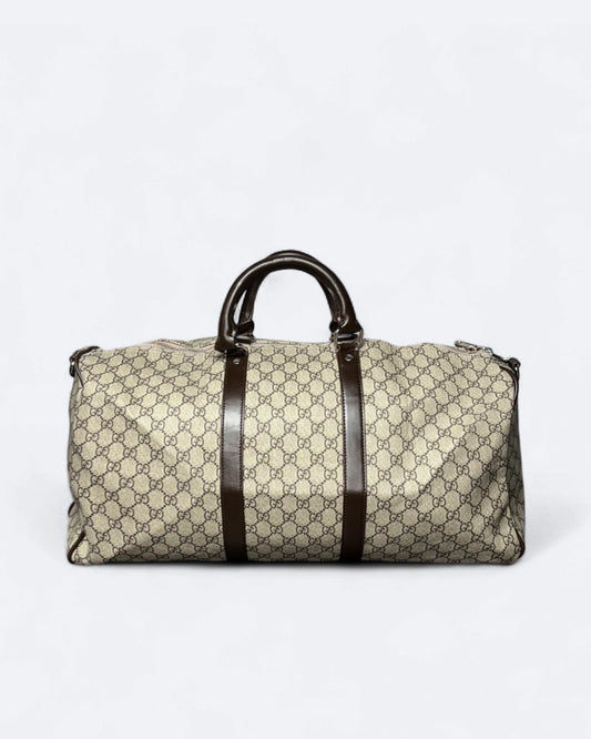 Gucci - GG Pattern Duffle Bag - Beige