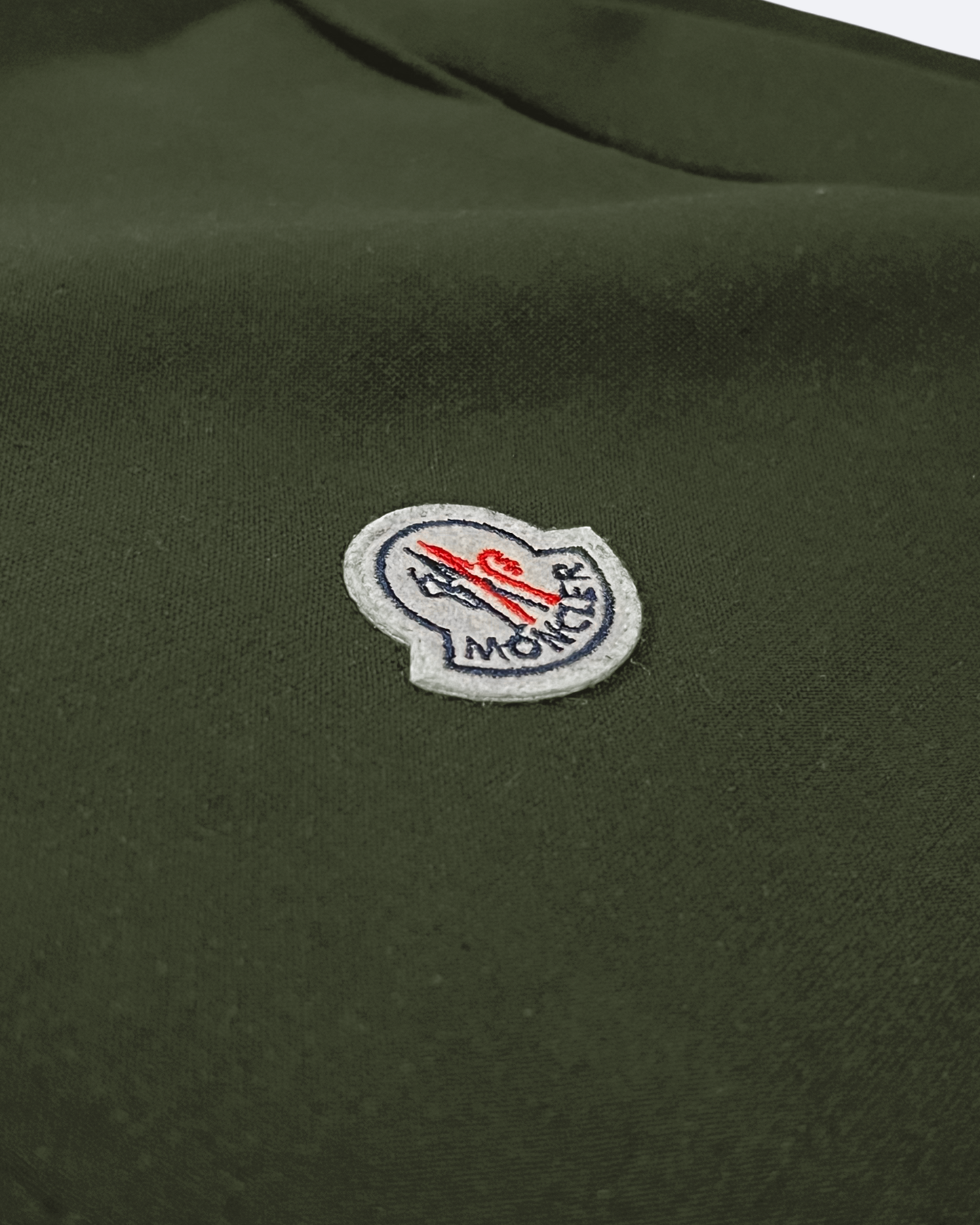 Moncler - Logo Half-Zip Sweatshirt - Olive Green