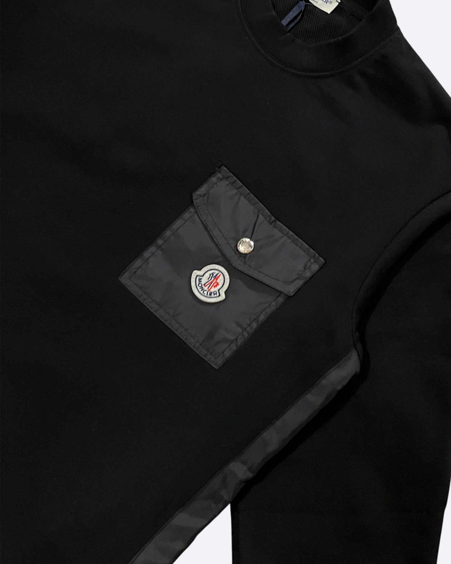 Moncler - Side Zip Sweatshirt - Black