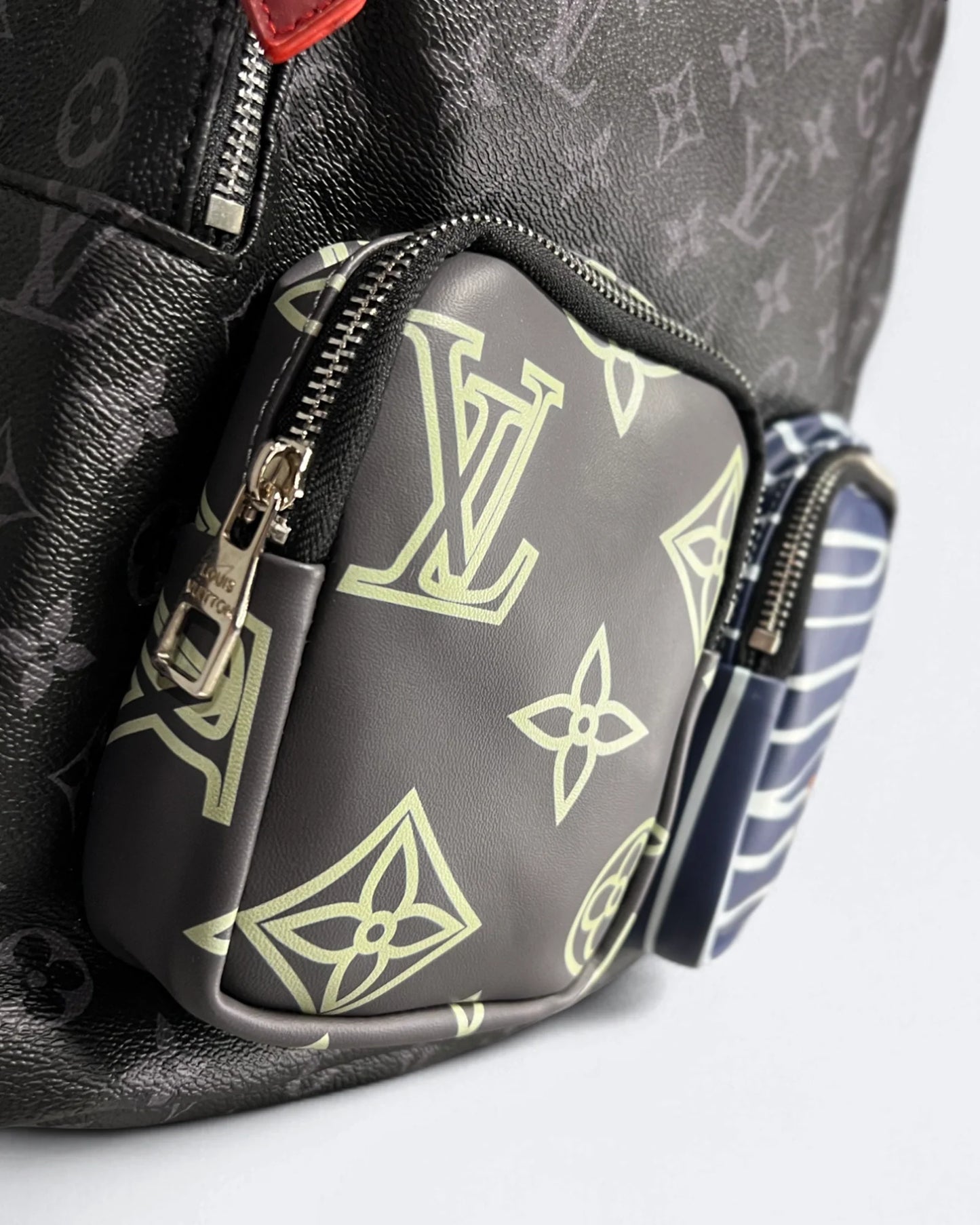 Louis Vuitton - LV Pattern Multipocket Backpack - Black
