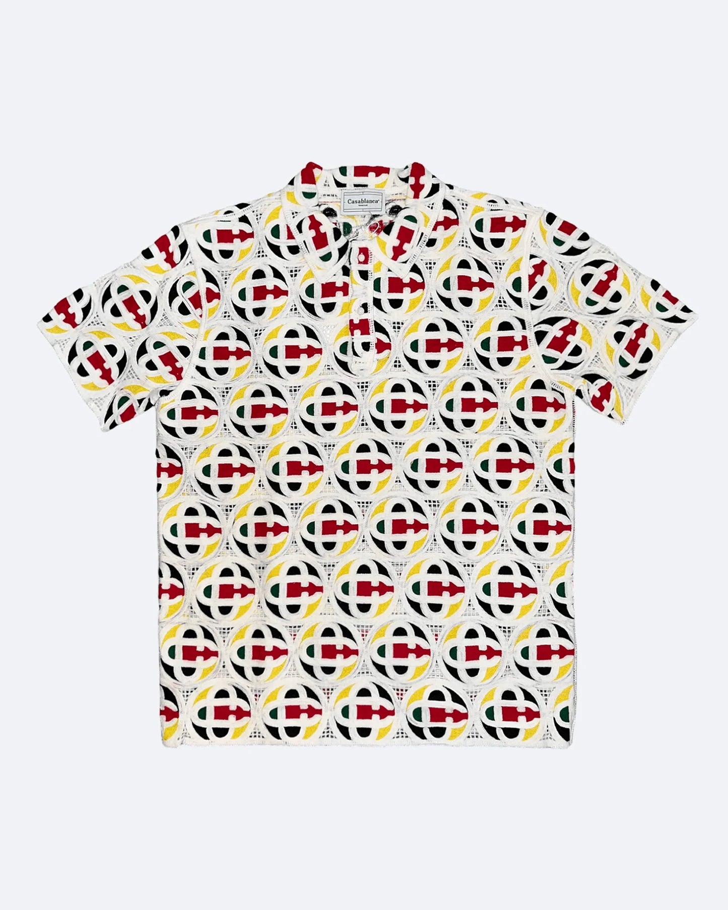 Casablanca - CC Pattern Polo Shirt