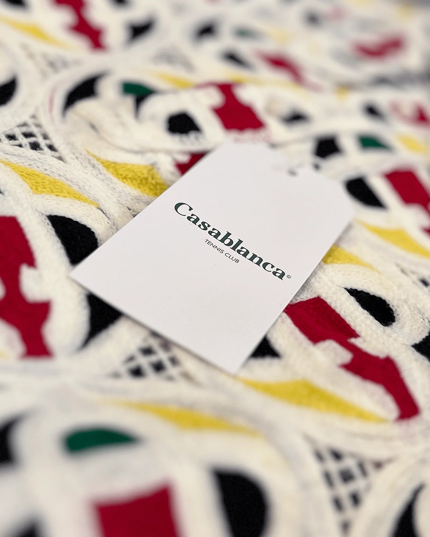 Casablanca - CC Pattern Polo Shirt