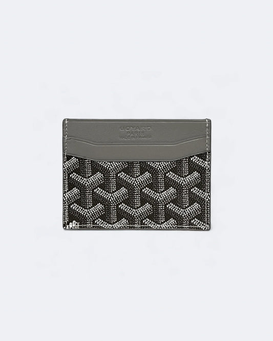 Goyard Pattern Cardholder - Light Gray