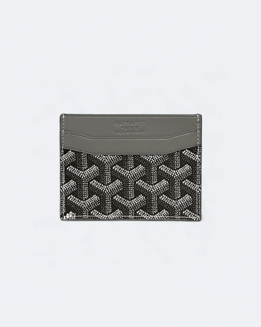 Goyard Pattern Cardholder - Light Gray