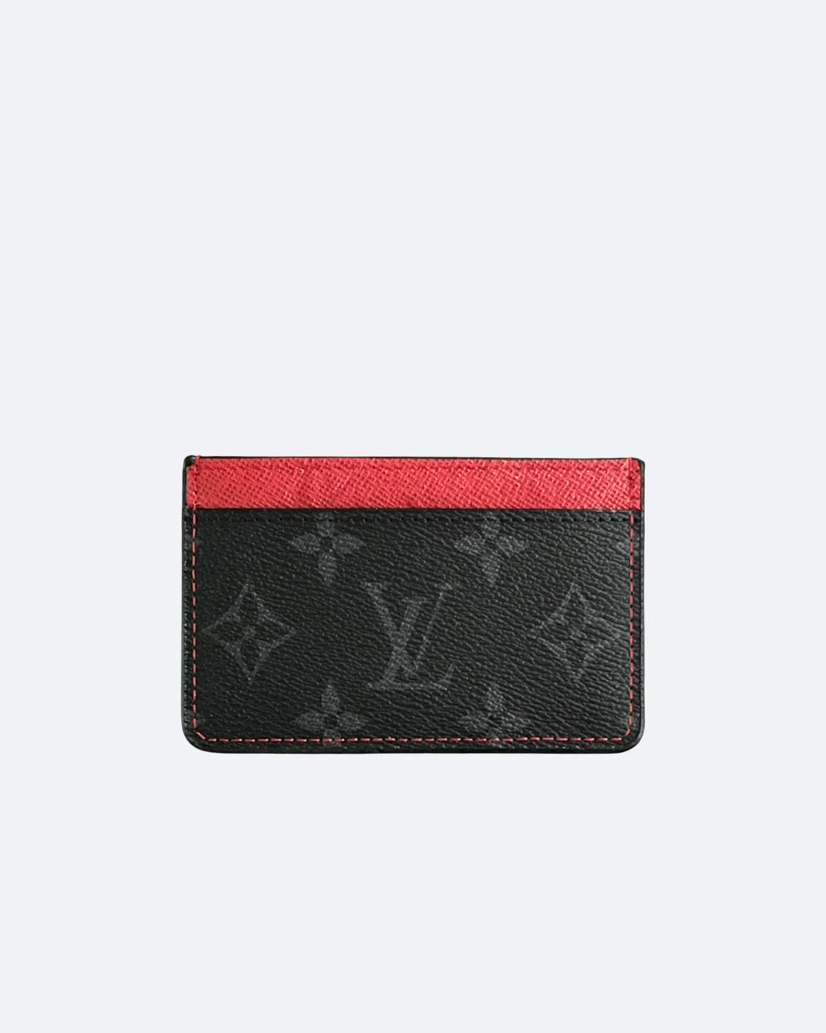 LVTN - Cardholder - LV Pattern - Black/Red