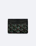 Goyard - Goyardine Pattern Cardholder - Black/Green