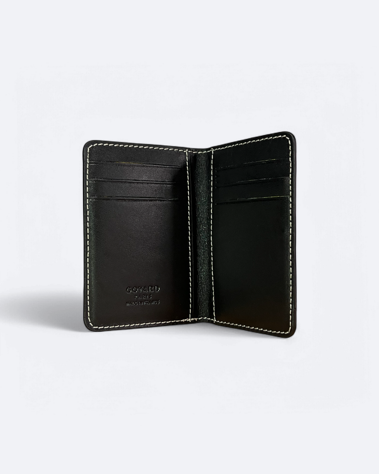 Goyard Pattern Folded Cardholder - Brown