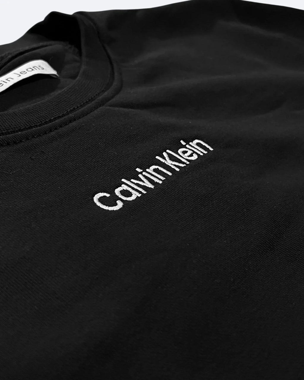 Calvin Klein - Logo Embroidery Sweatshirt - Black