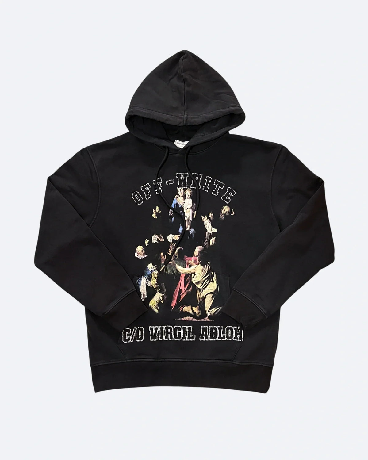 Off-White - Caravaggio Print Hoodie - Black