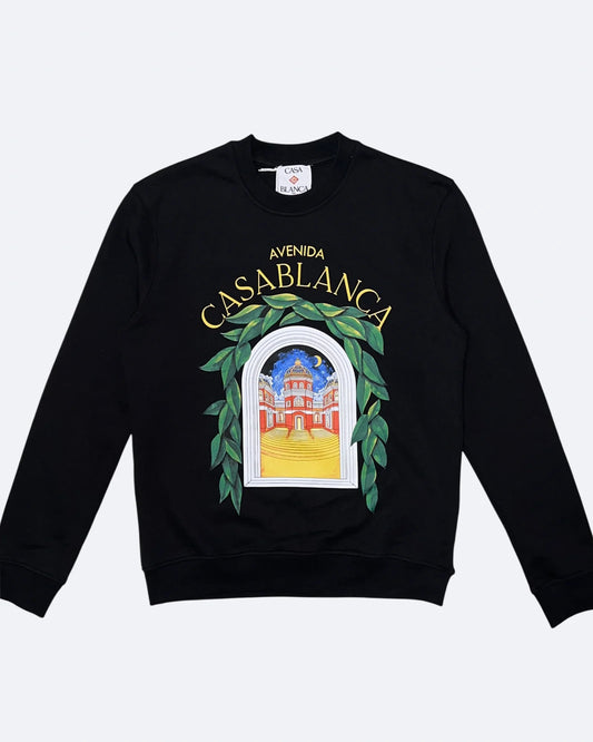 Casablanca - Avenida Sweatshirt - Black