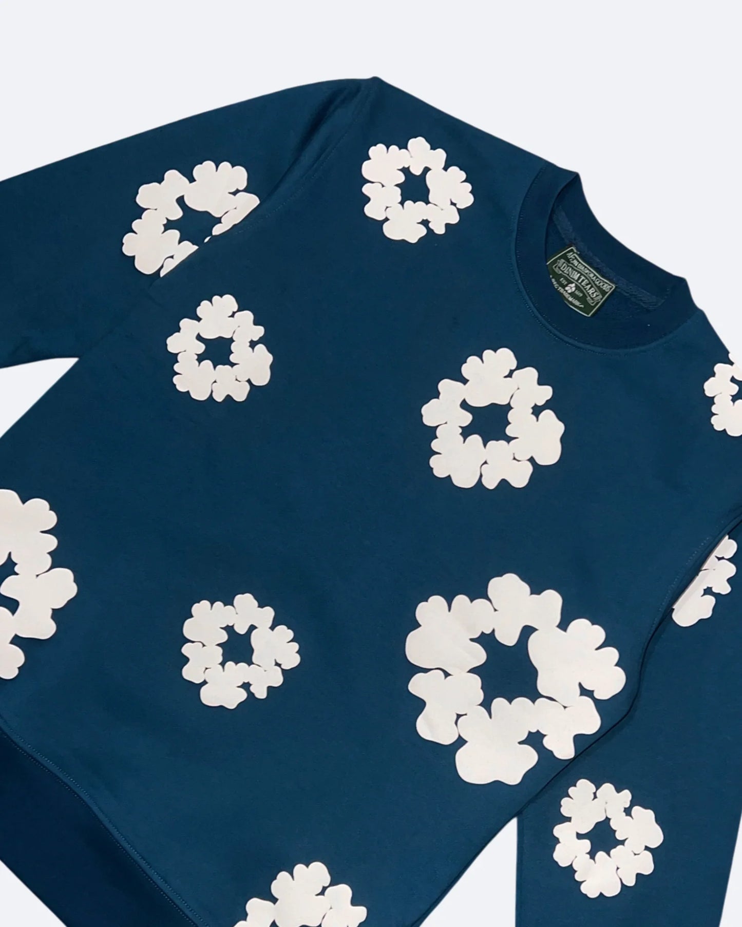 Denim Tears - Cotton Wreath Sweatshirt - Blue