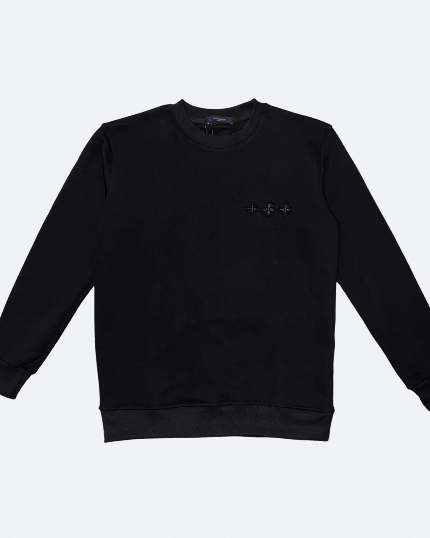 LVTN - Monogram Applique Sweatshirt - Black
