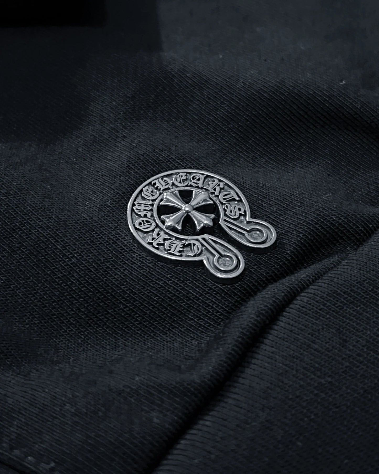 Chrome Hearts - Traced Logo Red Hoodie - Black