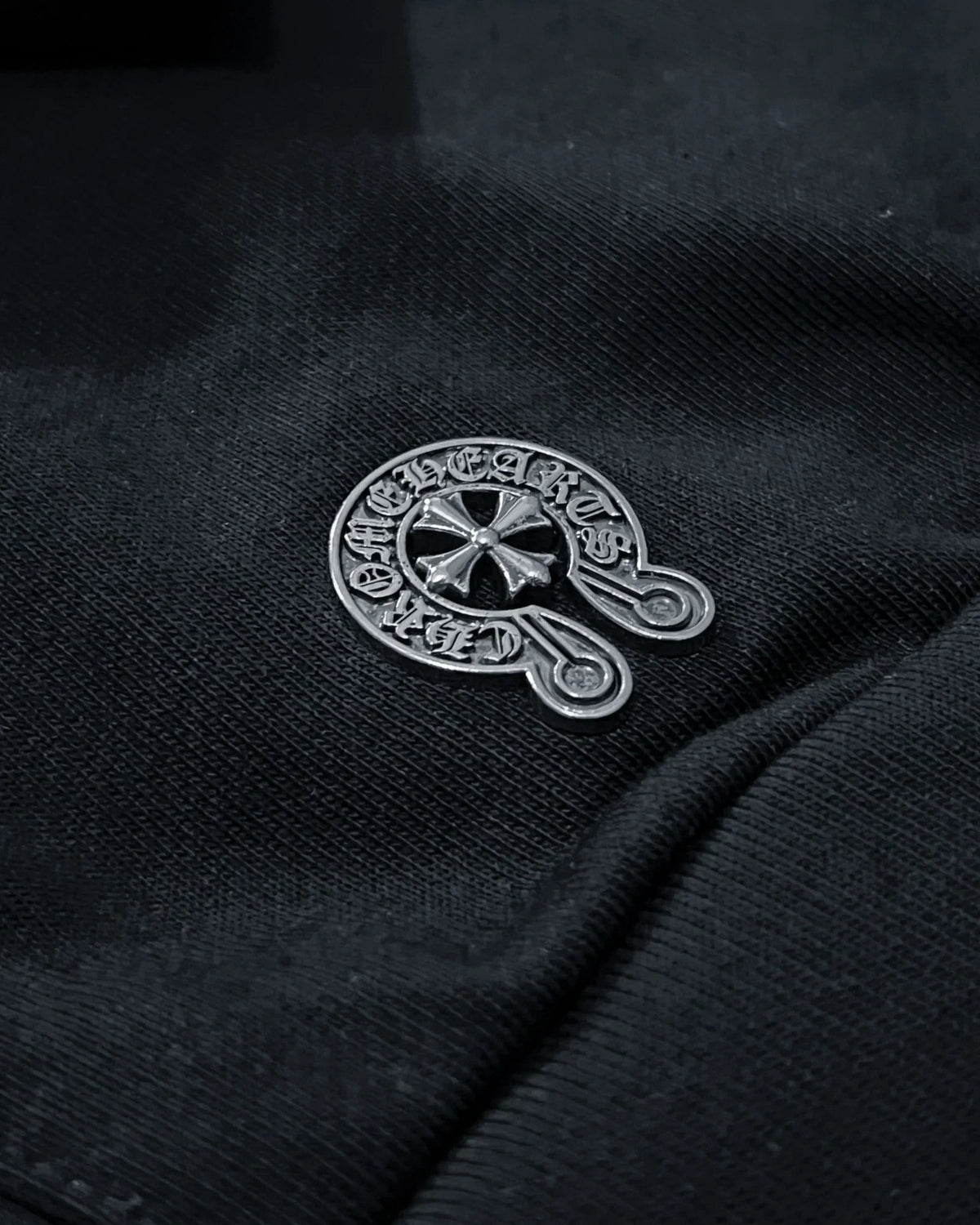 Chrome Hearts - Traced Logo Red Hoodie - Black