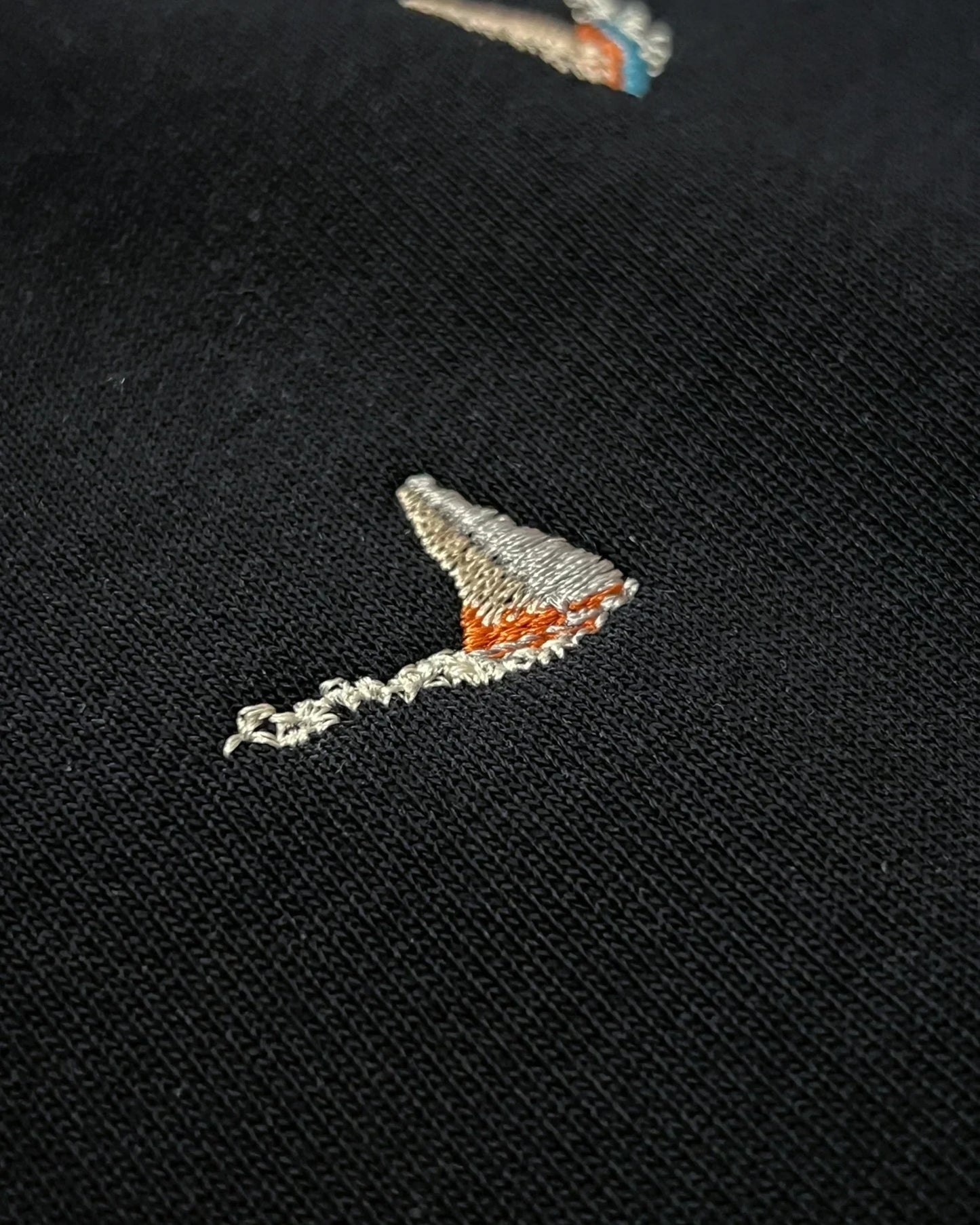 LVTN - Monogram Boats Embroidery Hoodie - Black