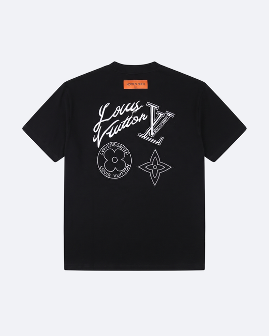 LVTN - Multi Logo T-Shirt - Black